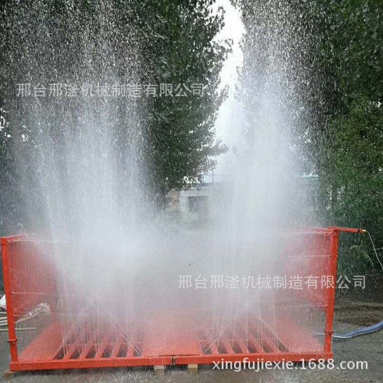 全自動洗輪機工程用 工地沖洗平臺式洗車機 渣土車清洗設備廠直銷