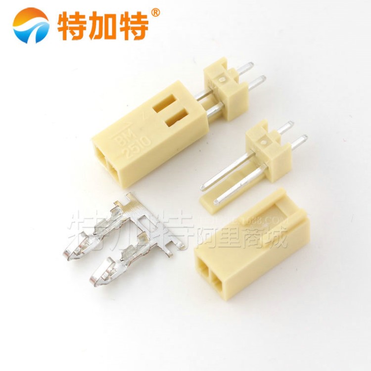 特加特|KF2510-2P 接插件 插頭+直針座+端子 2.54 接線端子