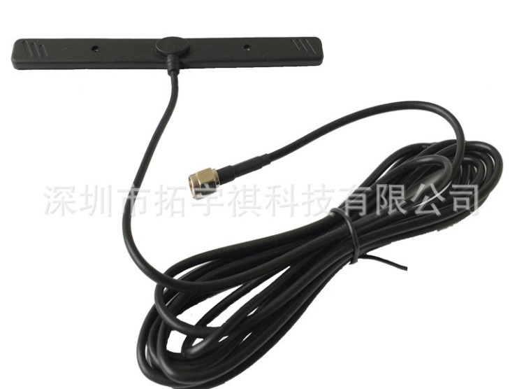 GSM GPRS 3G 4G天線貼片天線車載汽車防盜天線3M膠黏貼固定T型