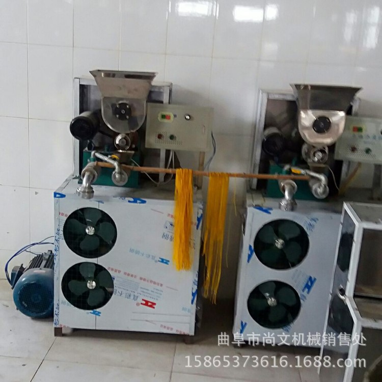 雜糧面條機 涼面機 自熟型自動下料 有操作視頻多功能玉米面條機