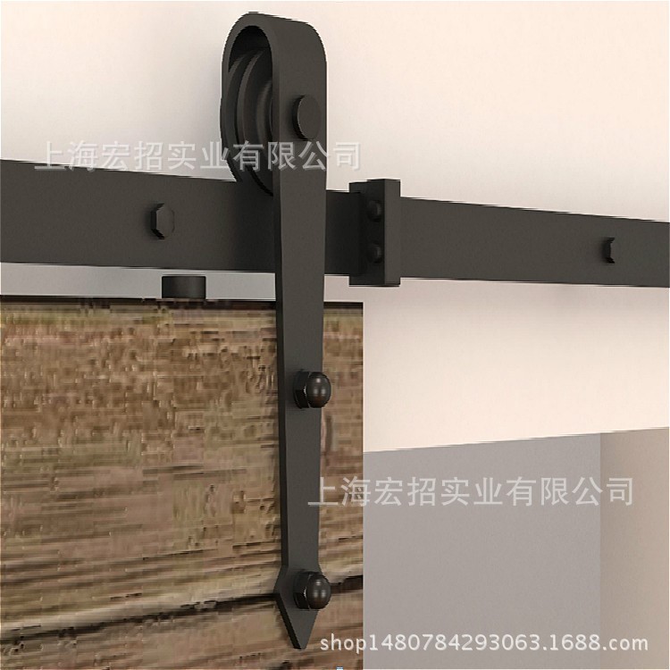 谷倉(cāng)門(mén)移門(mén)軌道 室內(nèi)門(mén)廚房門(mén)美式滑輪吊軌吊滑五金配件箭型款