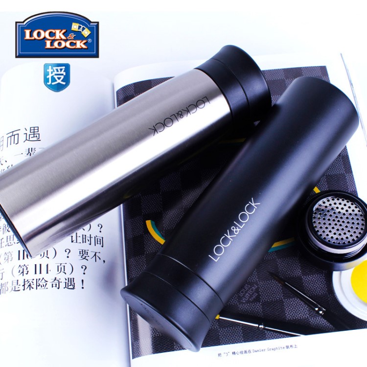 樂(lè)扣樂(lè)扣不銹鋼保溫杯商務(wù)保溫杯批發(fā) LHC4122   400ML/320ML