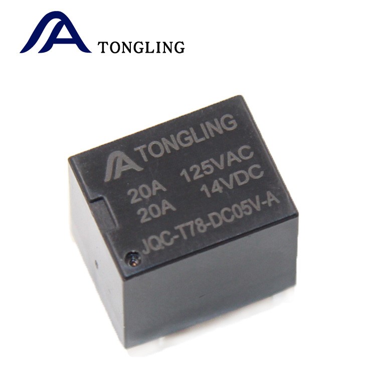 T78,T74,TRKM,4腳5V/12V/24V sra-12vdc-al 20A微型電壓繼電器