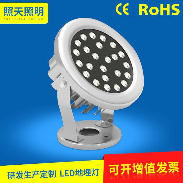 廠家批發戶外LED水底燈 LED水下燈36w大功率LED地埋燈水底燈