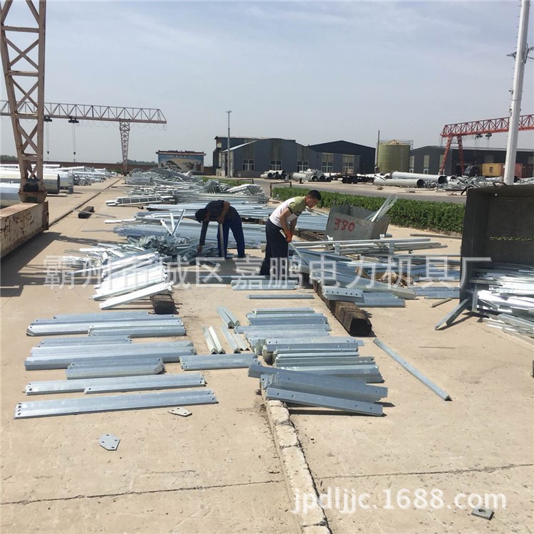獨(dú)管通信塔加工定制 35KV鍍鋅鐵電線桿 電力單管塔價格 電力桿塔