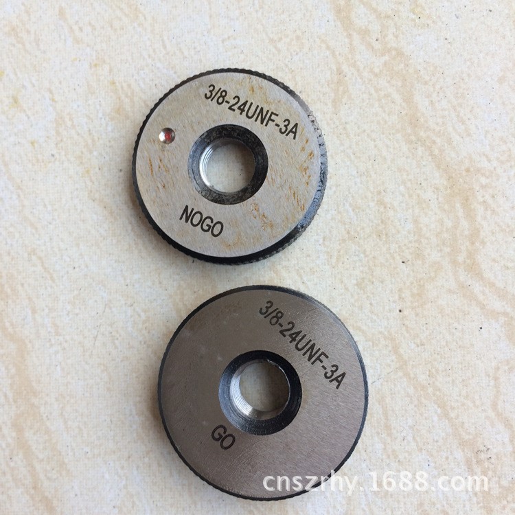 大量供應美制3/8-24UNF-3A高精度螺紋環規-通止規（現貨直購）