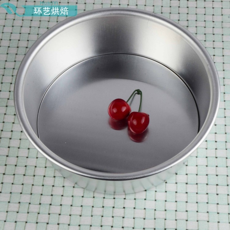  8寸活底蛋糕模 鋁制蛋糕模具 DIY烘焙 圓形模具 廠家直銷(xiāo)