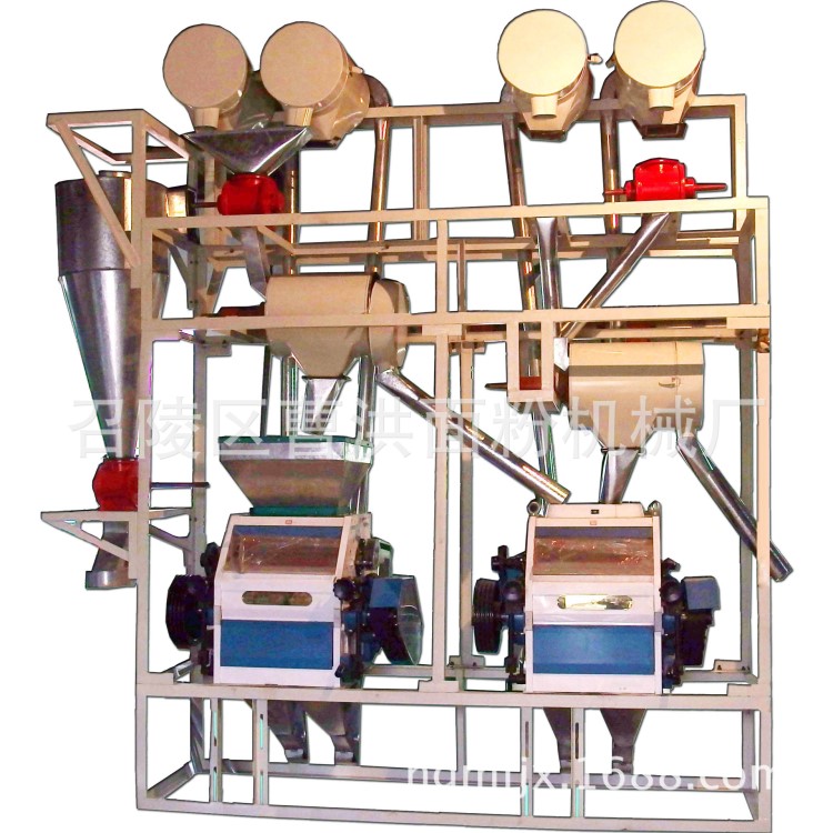 不锈钢皮芯分离双机一次净面粉机节能新型五谷杂粮磨面粉机