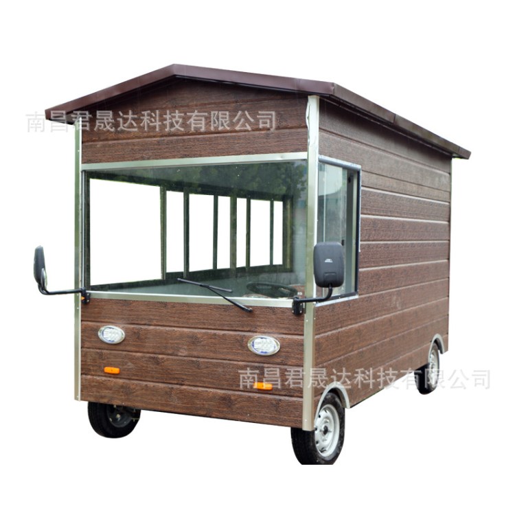 創(chuàng)業(yè)設(shè)備電動(dòng)四輪小吃車 多功能美食餐車油炸燒烤樣樣可行可定做