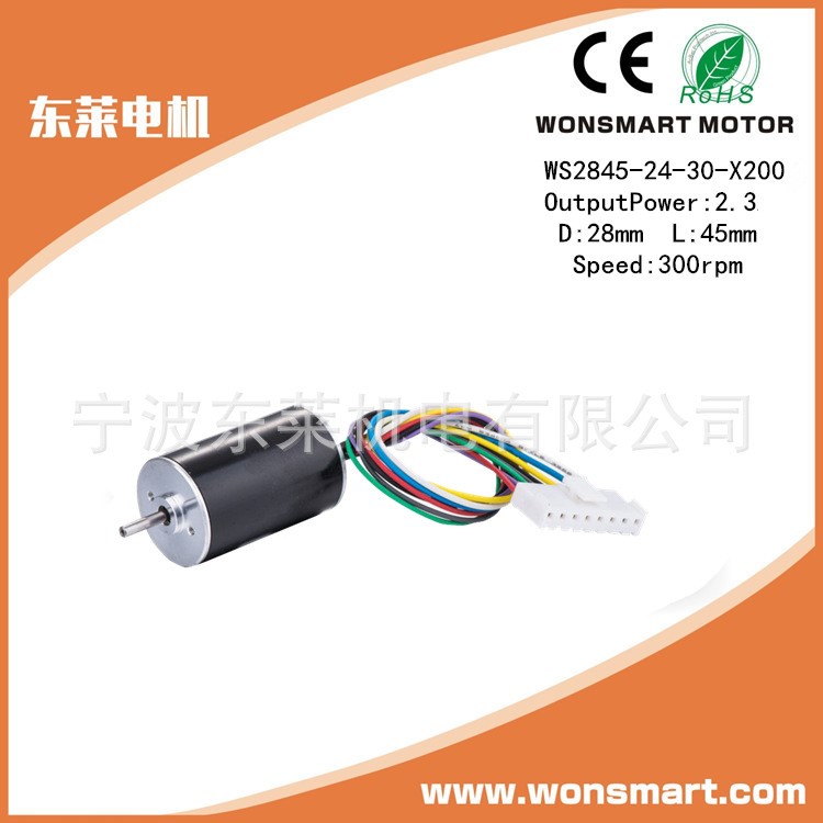 廠家批發高速無刷直流電機 品質 風扇小功率微型無刷電動機24V