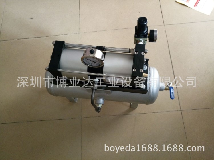 供應廣州壓縮空氣小型2倍空氣增壓泵