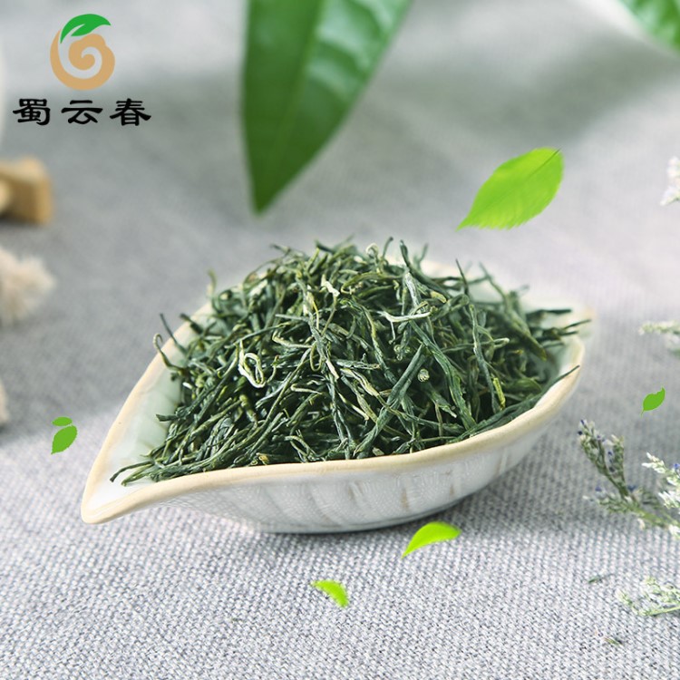 2018新茶 直條毛峰綠茶 毛尖綠茶  峨眉山綠毛峰 茶葉散裝批發(fā)