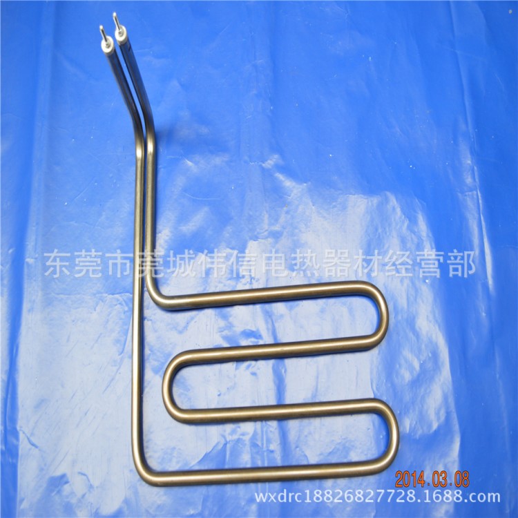 不銹鋼304無(wú)縫錫爐加熱管 380V6KW高溫發(fā)熱管  干燒加熱管 電熱棒