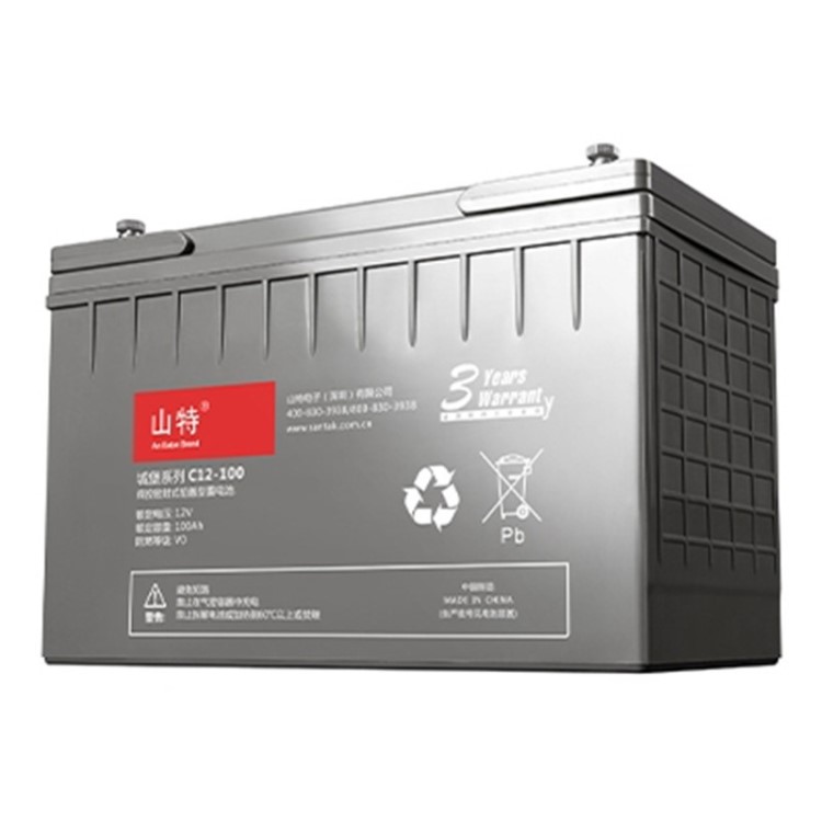 深圳山特鉛酸蓄電池C12-100 SANTAK免維護(hù)ups蓄電池12V100Ah