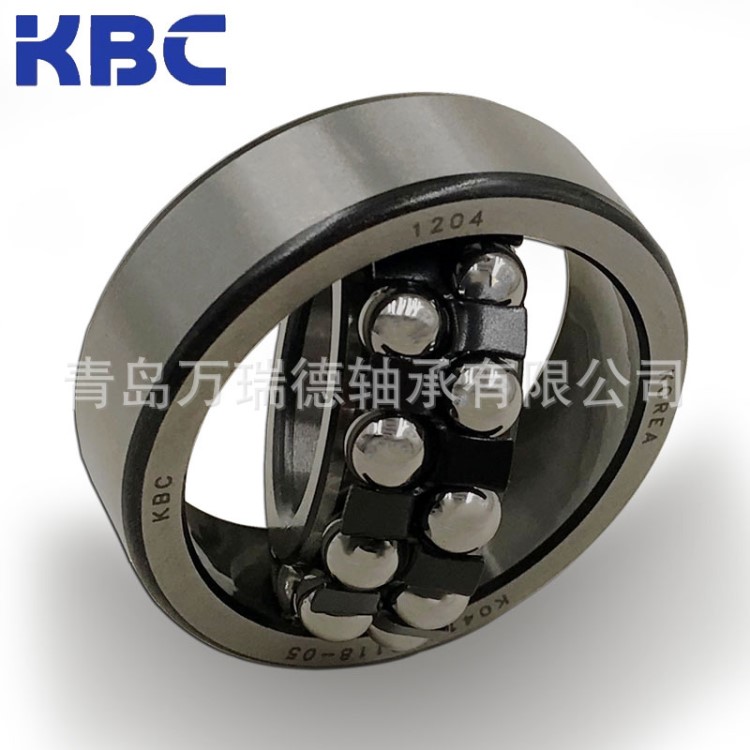 KBC調(diào)心球軸承 1204 1206K 紡織機軸承 1208 1210/C3 韓國軸承