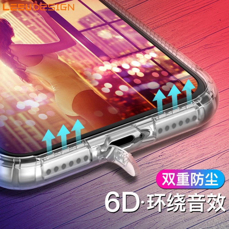 新款iphonexs手机壳气囊防摔 苹果xs max透明tpu保护套XR防尘软壳