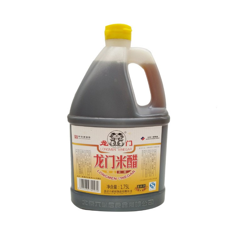 批发供应六必居龙门米醋 1.75L/6桶 调味品调料凉拌醋