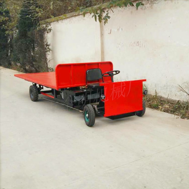 廠家加工定制大型三輪電動(dòng)運(yùn)輸車 家具廠用加長(zhǎng)版四輪平板車