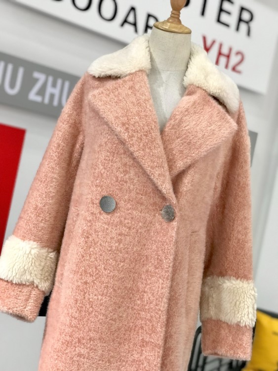 哥米黃金貂大衣2018新款品牌折扣精品女裝服裝店貨源