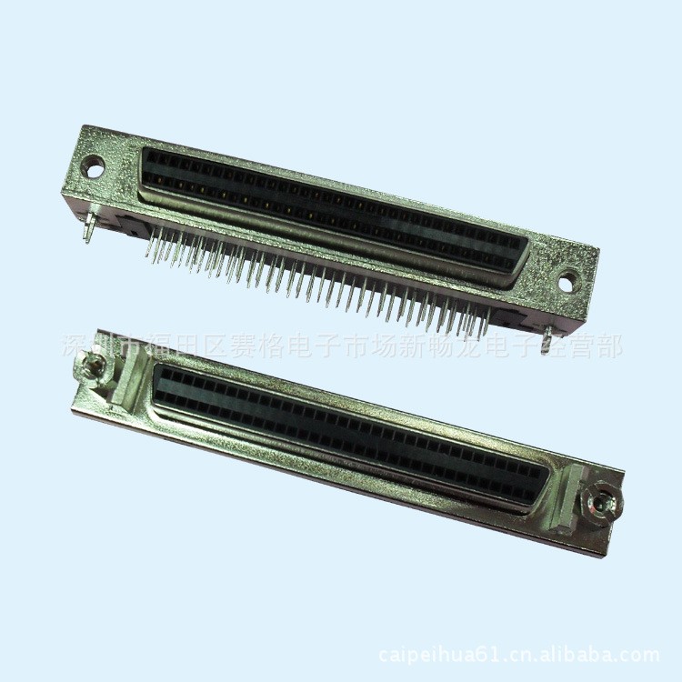 板端針（孔）狀SCSI-68p連接器 1.27間距180&deg;/90&deg;插板插座