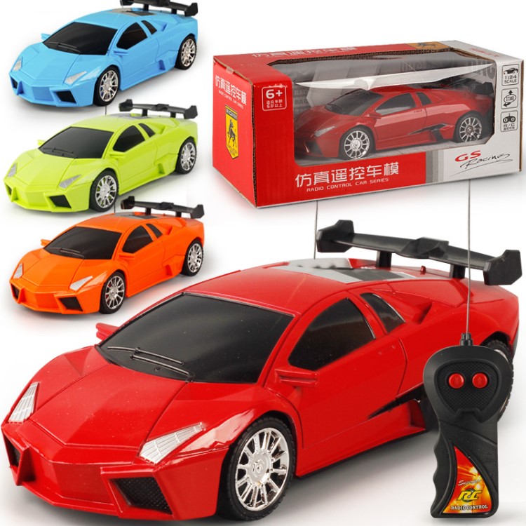 廠家直銷(xiāo)兒童無(wú)線(xiàn)二通遙控車(chē)玩具 1:24遙控車(chē)模型 益智玩具批發(fā)