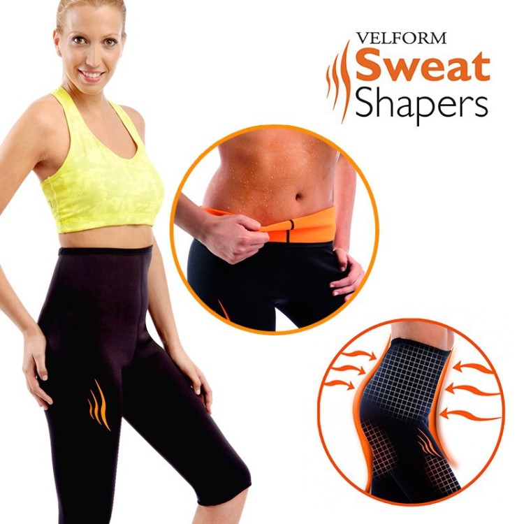 外貿(mào)新品 自發(fā)熱運(yùn)動(dòng)塑身褲 VELFORM SWEAT SHAPERS