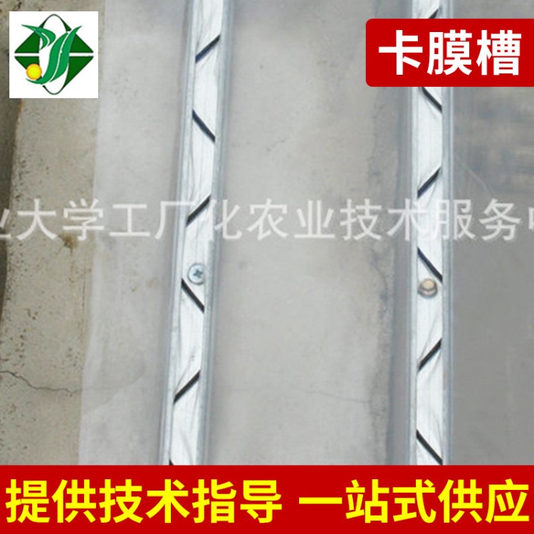 廠家供應 溫室蔬菜種植用卡膜槽 鋁合金卡大棚
