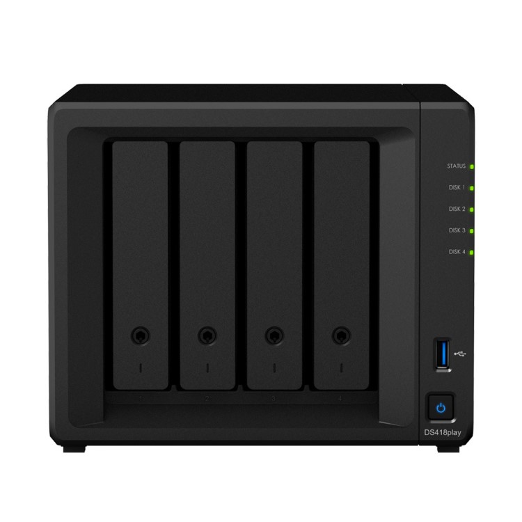 Synology群晖 DS418play文件服务器DS416play升级NAS私有云存储