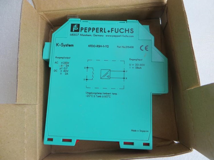 現(xiàn)貨全新原裝倍加福繼電器輸出信號調(diào)節(jié)器/柵KFD0-RSH-1-Y2