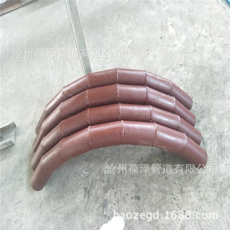 鹽山多年老廠生產耐磨陶瓷彎管 襯陶瓷彎頭 質優價廉