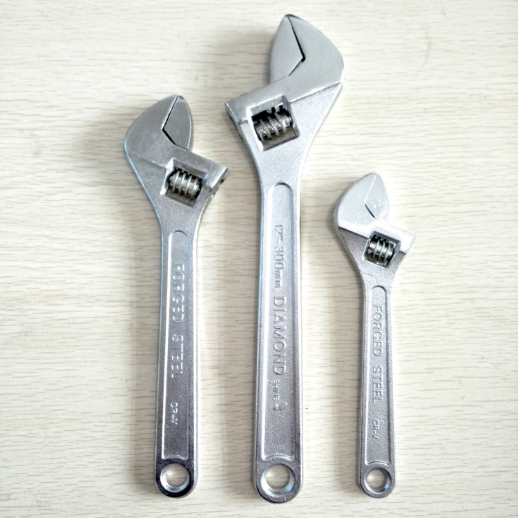 8寸10寸12寸鉆石活扳手DIAMOND SHINE ADJUSTABLE WRENCH