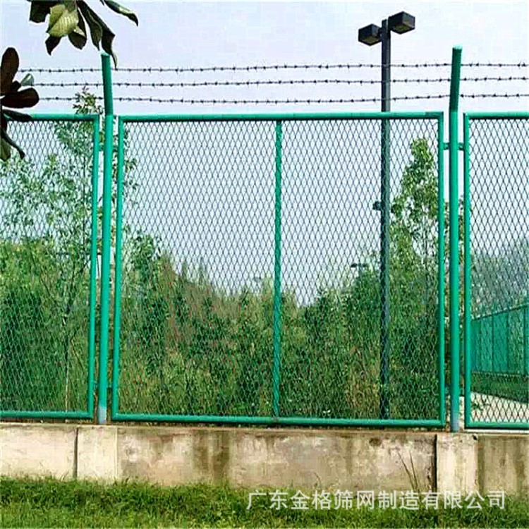 現貨批發 雙邊絲鐵路道路護欄網 籃球場圍網 建筑工地臨時鐵絲網