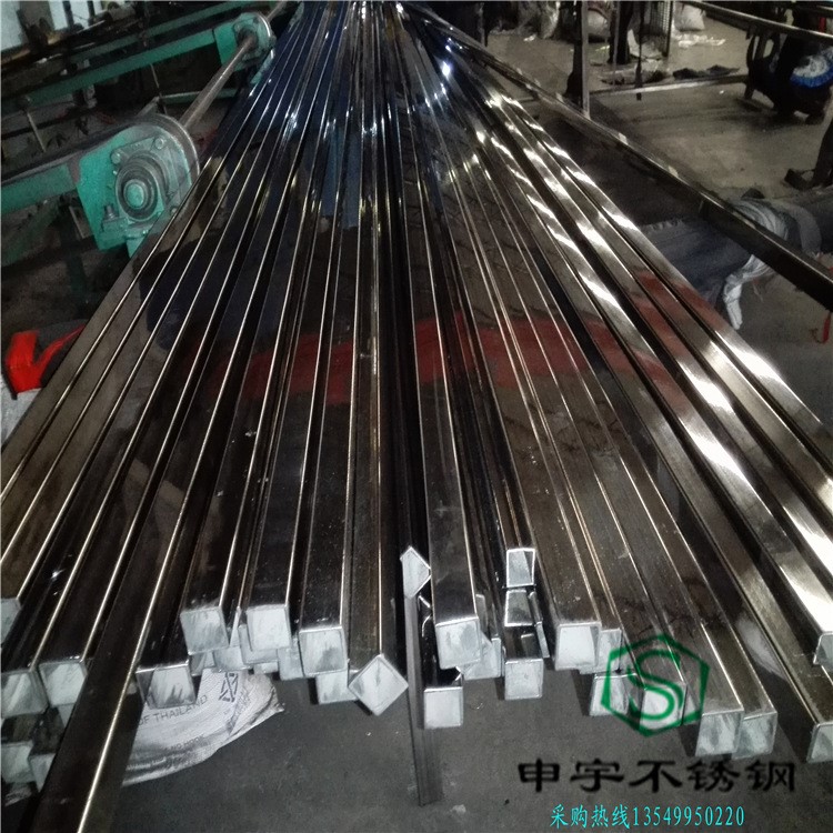 30*30*1.1不銹鋼拉絲管出口貨架用201不銹鋼方管不銹鋼管廠家