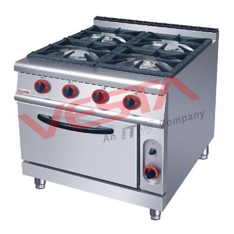 佳斯特US-RQ-4商用四頭燃?xì)忪易袪t連電焗爐煲仔飯爐西餐創(chuàng)業(yè)設(shè)備