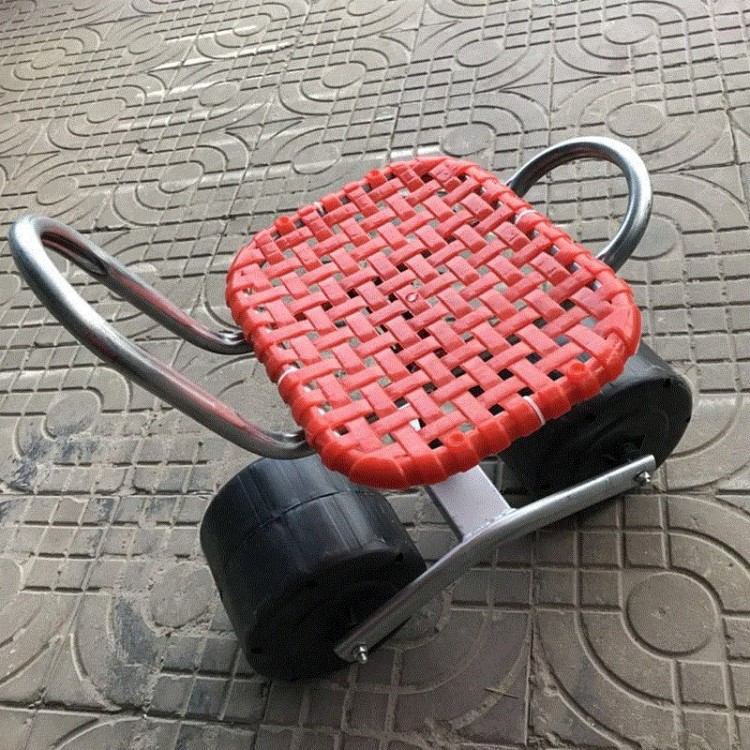 大棚移動草莓懶漢車干活西紅柿板凳車椅子采摘車黃瓜旋轉懶人凳子