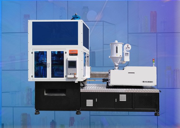 佳速精機PET廣口瓶一出二注拉吹吹瓶機ISB 800N-III