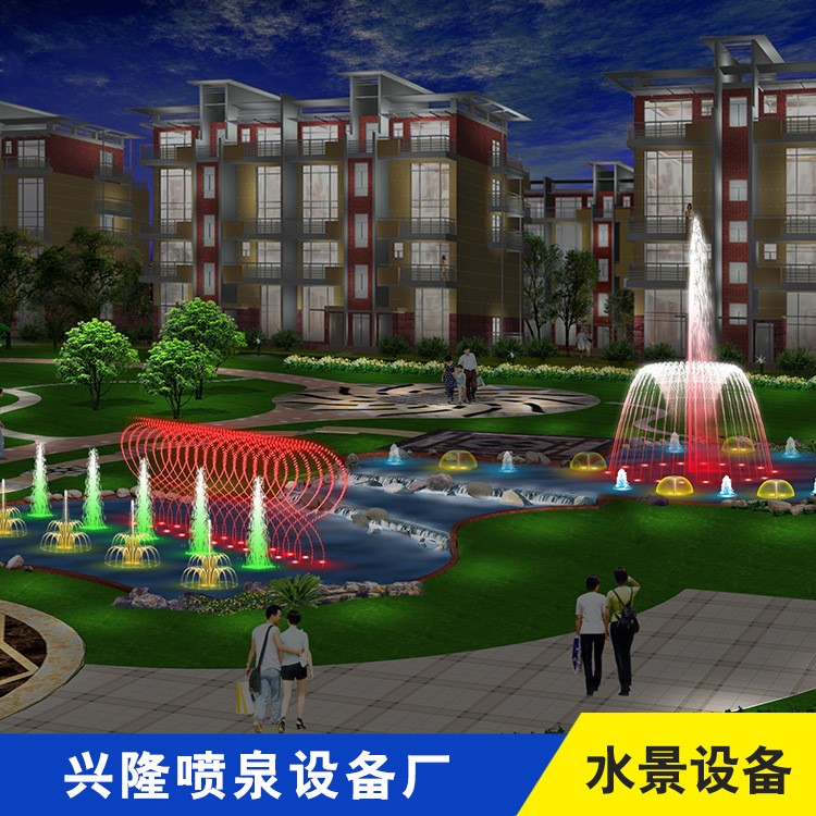 興隆噴泉 供應(yīng)激光音樂(lè)噴泉 噴泉水秀