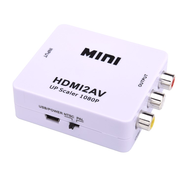 hdmi转av转接器 hdmi to av数字转模拟高清音视频协议电视转换器