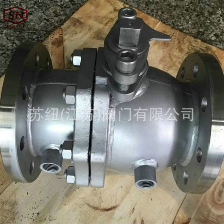 保溫夾套球閥,BQ41F不銹鋼保溫球閥_氣動(dòng)304保溫球閥定制