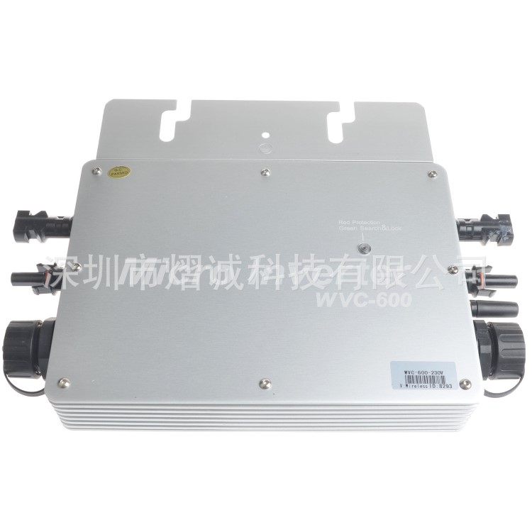 600W MPPT防水太阳能并网逆变器 弦波 DC22V-50V 带监控 IP65