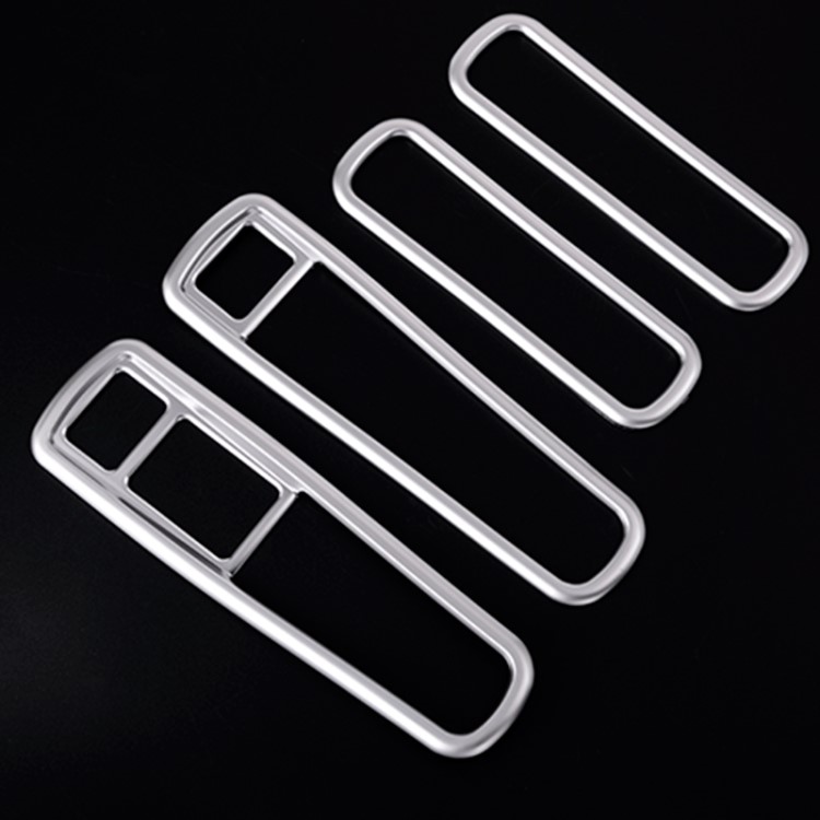 適用于捷豹XE內(nèi)飾改裝配件 捷豹XE室內(nèi)車(chē)門(mén)儲(chǔ)物格裝飾框 4件套