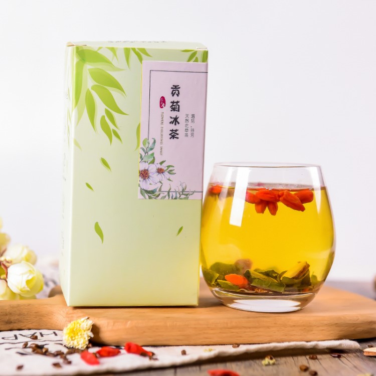 貢菊冰茶甘草枸杞降暑清熱去火茶OEM代加工禮盒組合花茶養(yǎng)生涼茶