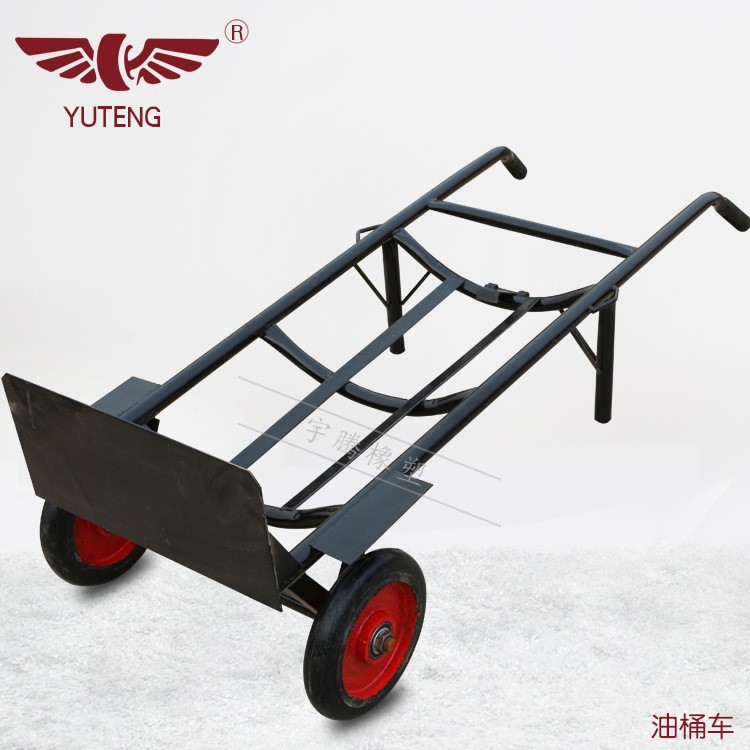 廠(chǎng)家直銷(xiāo)重型加厚油桶手推車(chē)鐵桶搬運(yùn)車(chē)倉(cāng)庫(kù)搬運(yùn)貨物專(zhuān)用手推