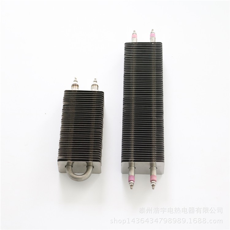方形翅片式電加熱器 加熱管 不銹鋼方形散熱片電熱管40*80/25*50