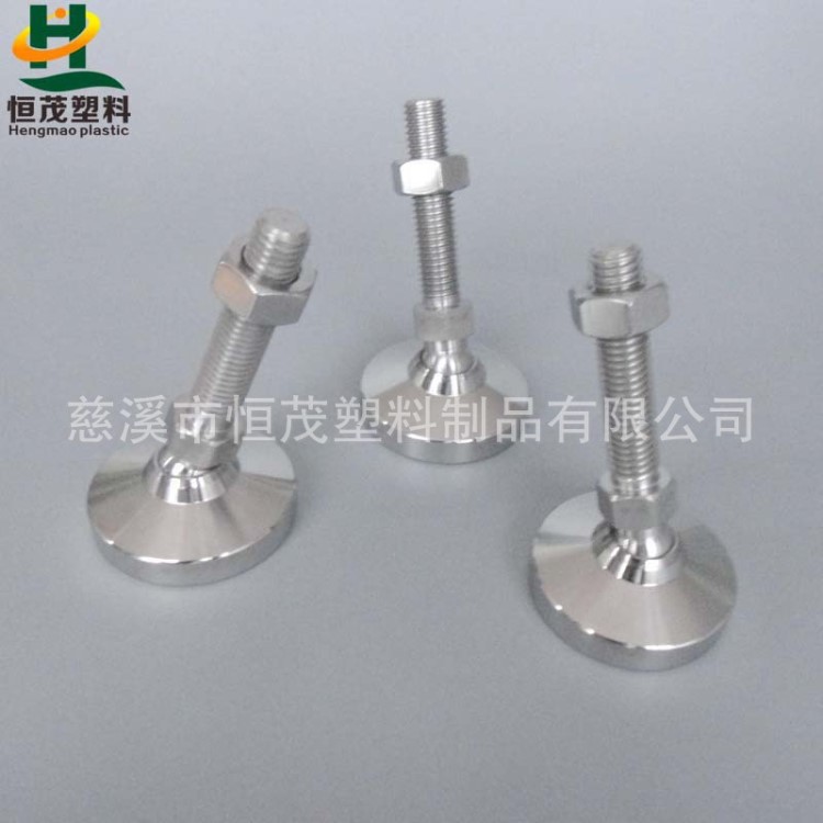 恒茂不銹鋼萬向調(diào)節(jié)腳輪,M14-60水平調(diào)整腳,SUS304平衡腳杯