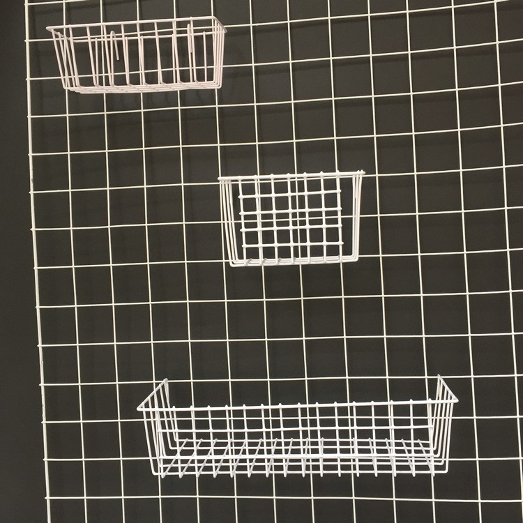 厂家直销 超市多功能网片挂篮 铁线网篮 喷塑储物收纳 置物篮