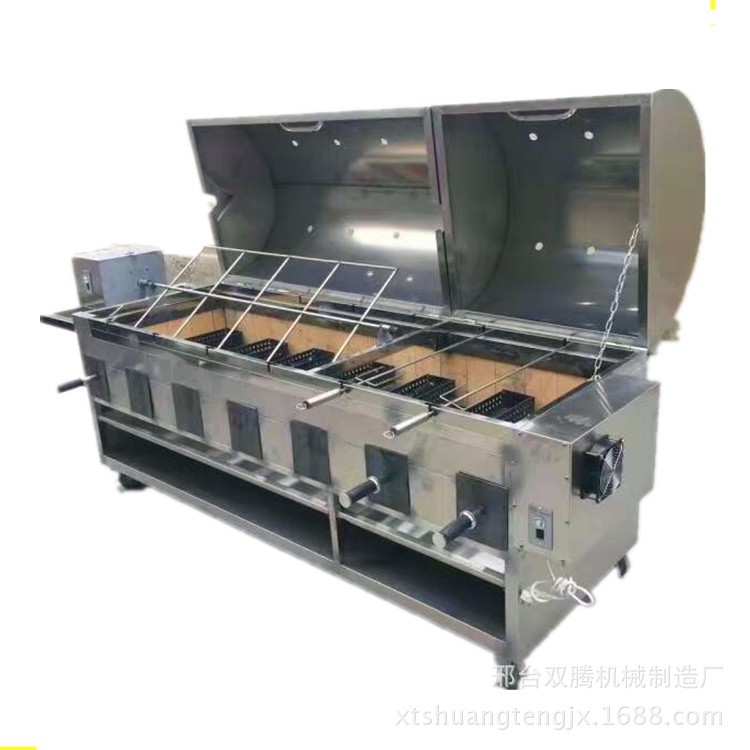 全自動旋轉烤羊腿爐子 烤全羊烤羊腿羊排一體爐