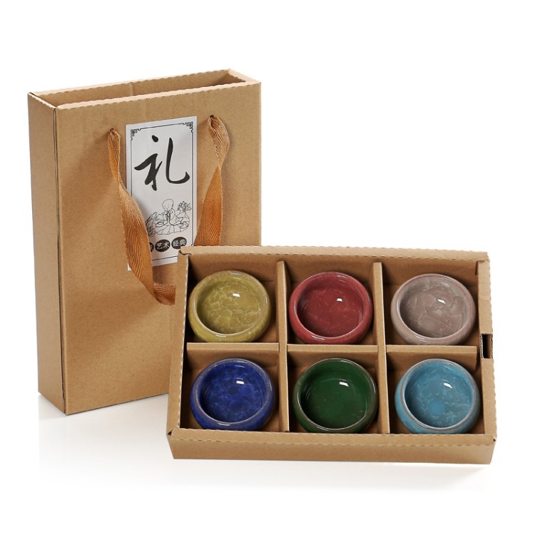 陶瓷茶具套裝小禮品冰裂釉功夫茶具創(chuàng)意LOGO定制廣告活動贈品