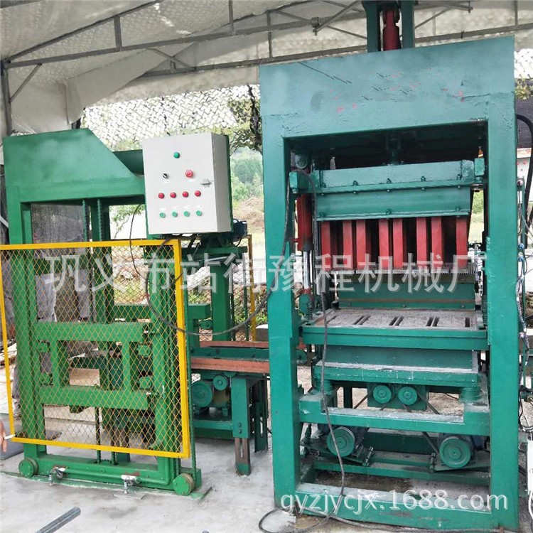 全自動(dòng)靜壓墊塊機(jī) 高壓強(qiáng)力600噸靜壓磚機(jī) 靜壓水泥打磚機(jī)