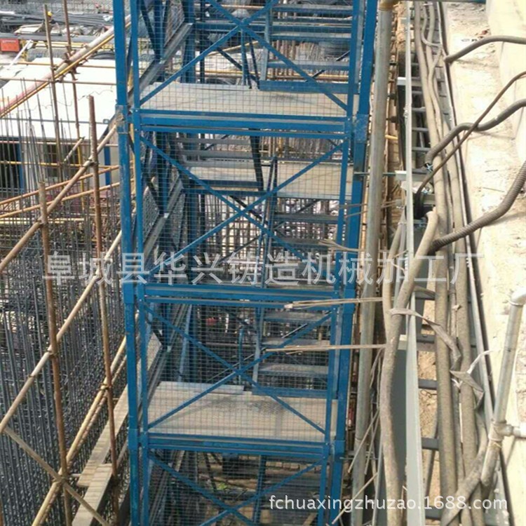 廠家直銷 建筑梯籠箱式爬梯 框架組合式梯籠 施工梯籠